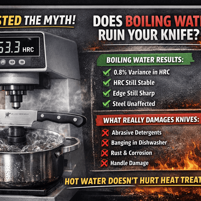Can a Dishwasher or Hot Water Ruin Your Kitchen Knife? We Tested the Myth - Kakushin