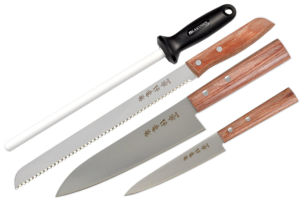 555 Series 4 - Pc Chef's Knives Bundle - Kakushin