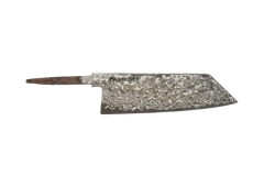 Nickel Rain-Drop Damascus 52100 Tall-Bunka 180mm (Blade Only)