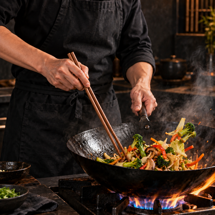 Long Japanese Cooking Chopsticks 420mm