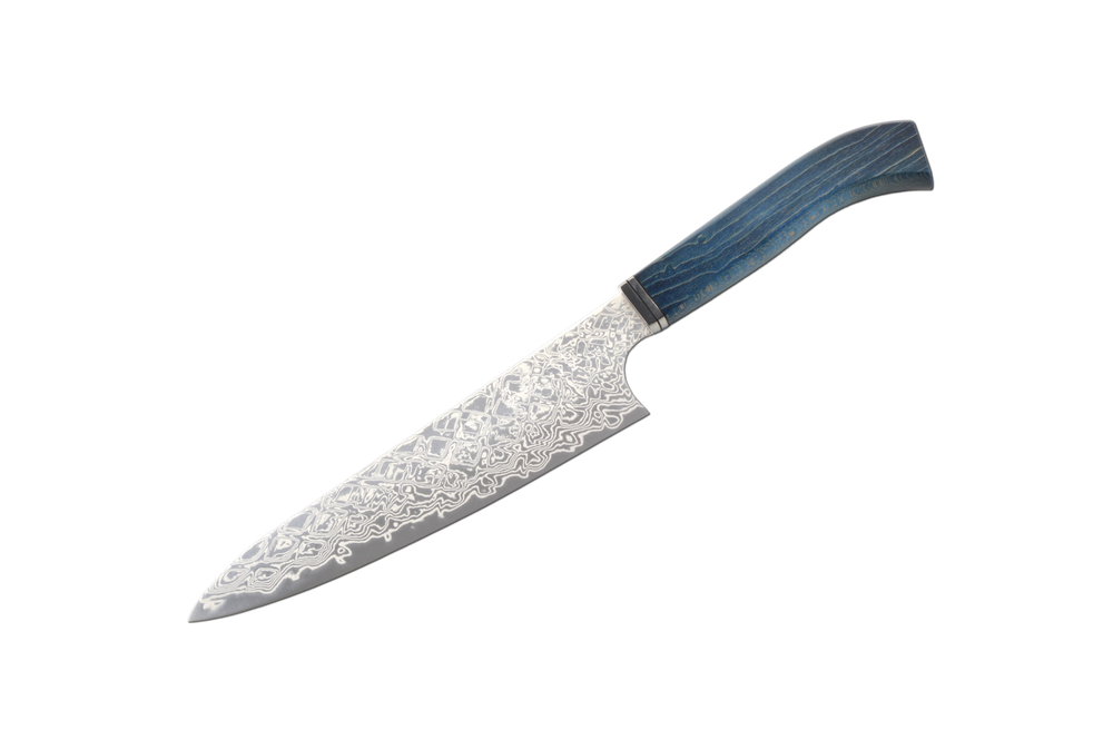Ginga ATS-34 Nickel Damascus Western Wa- Petty 150mm