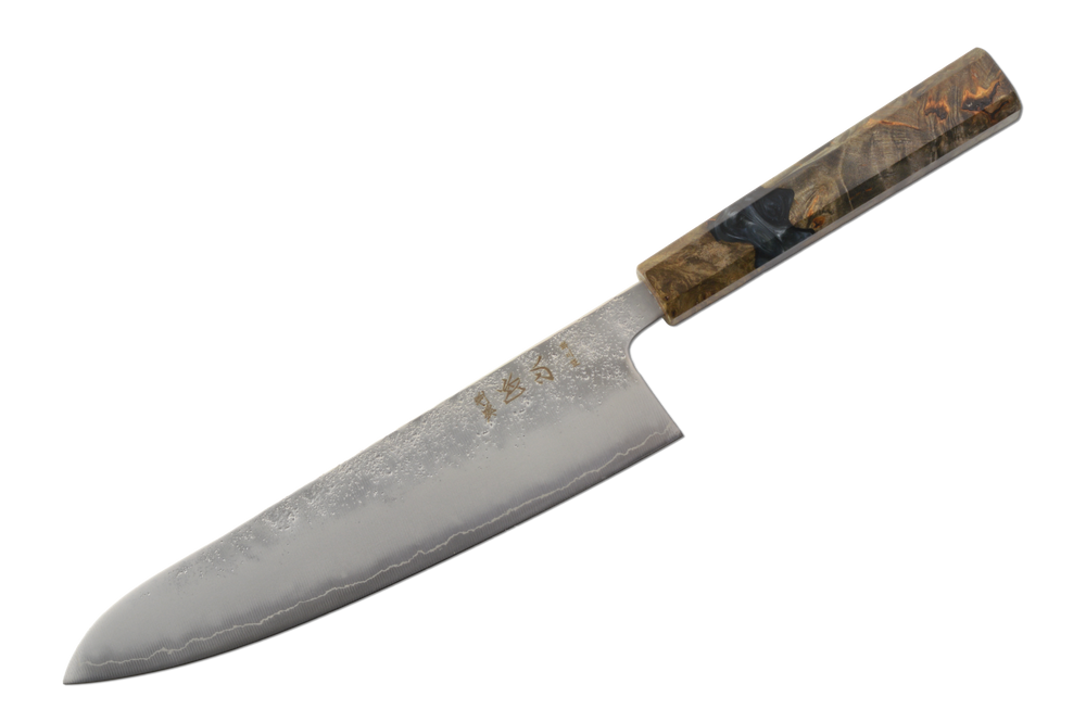 Ginrei Silver3 Nashiji Birch & Epoxy Gyuto 210mm