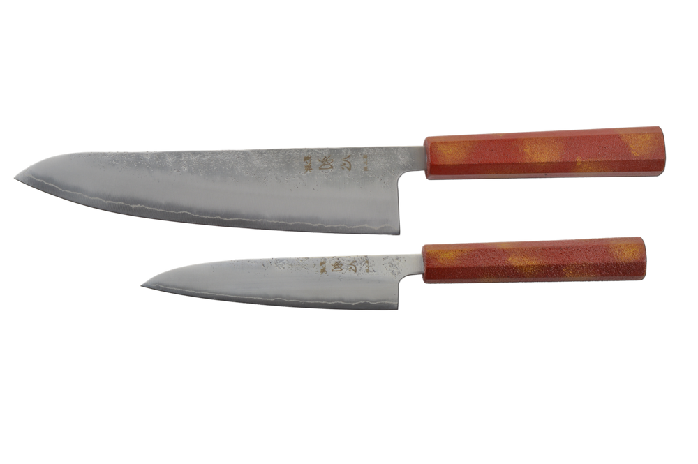 Ginrei Silver3 Nashiji Lacquered Sand-Finish Duo