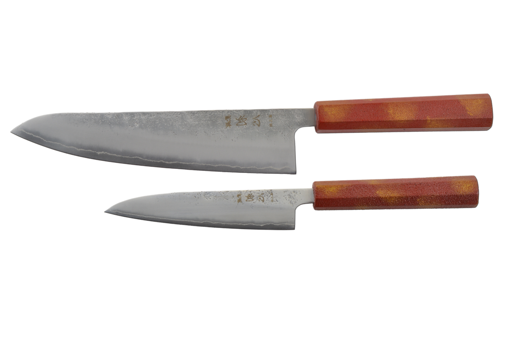 Ginrei Silver3 Nashiji Lacquered Sand-Finish Duo