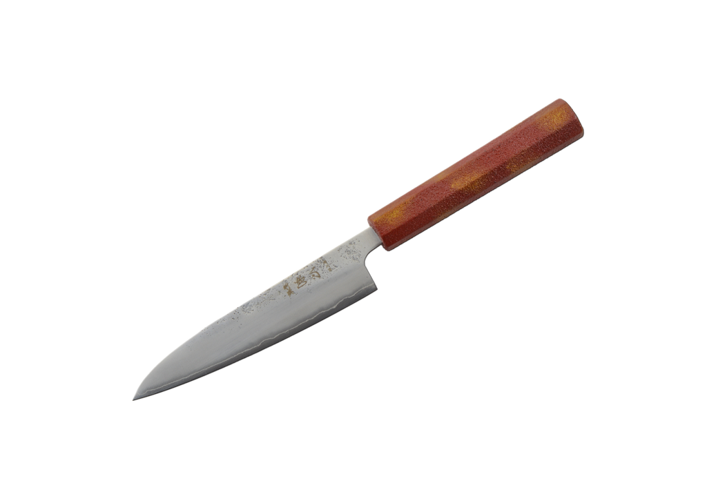 Ginrei Silver3 Nashiji Lacquered Sand-Finish Petty 130mm
