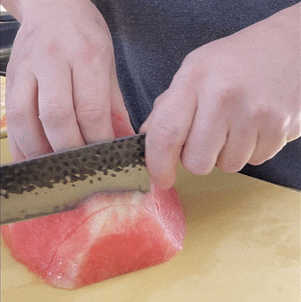 Gyuto Knife Cutting Motion