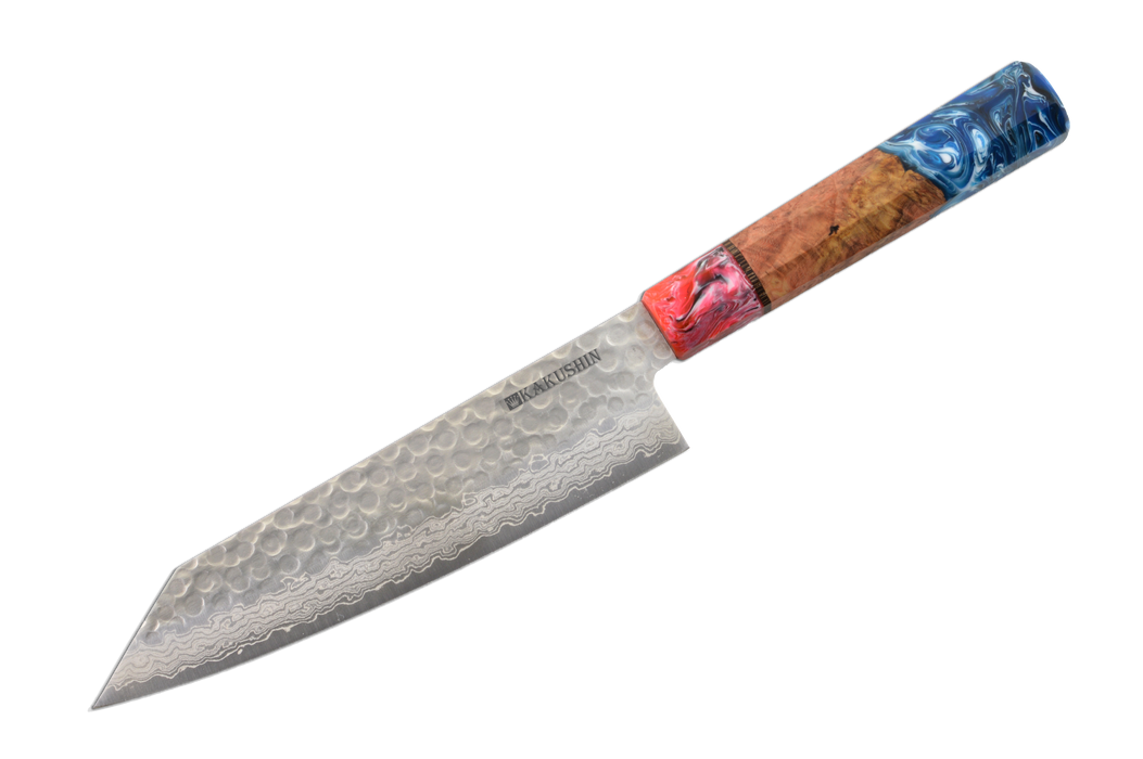 Hanmā Custom Amboyna Blues Bunka 180mm