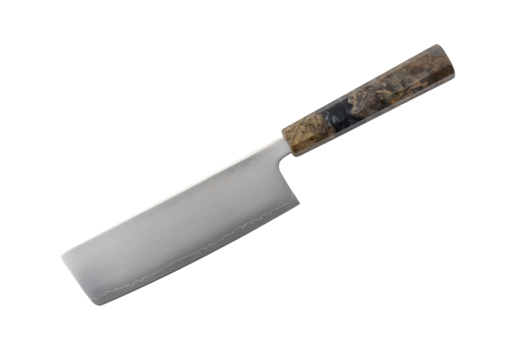 Hatsukokoro Hikari SLD Birch & Epoxy Nakiri 165mm
