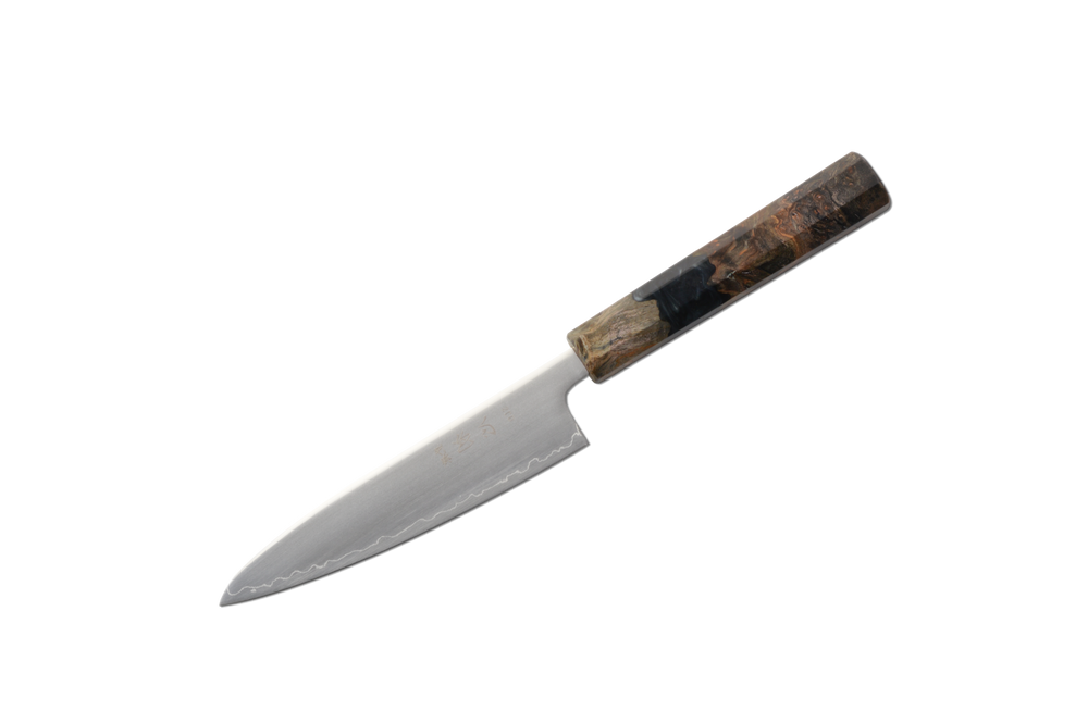 Hatsukokoro Hikari SLD Birch & Epoxy Petty 130mm