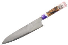 Hatsukokoro Ryusui AO2 Damascus Custom Skull Gyuto 240mm