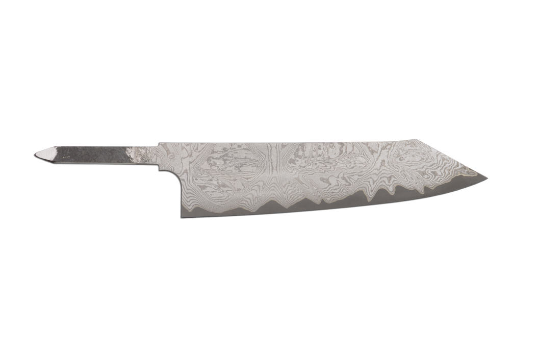Hatsukokoro VG-XEOS Kurozome Damascus Kiritsuke 210mm (Blade Only)