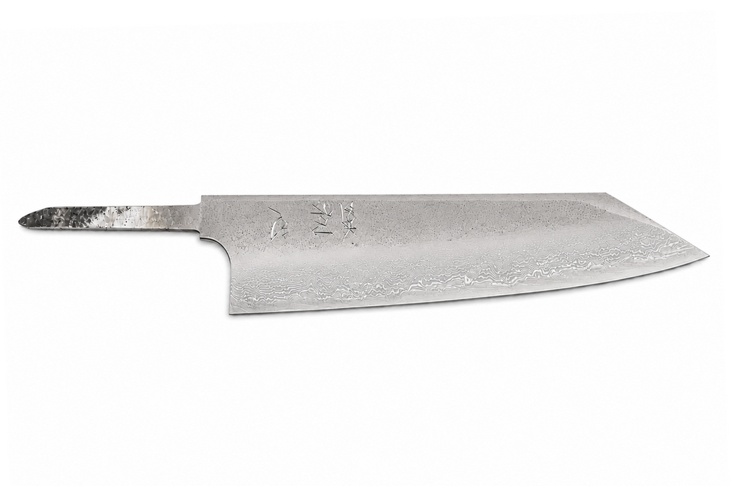Hatsukokoro Ryusui AO2 Damascus Kiritsuke 240mm (Blade Only)