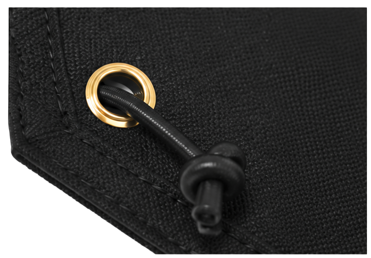 Hatsukokoro Black Waxed Canvas Knife Roll (5 Slots)