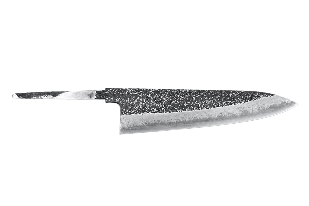 Masuda Yoshihide AO1 Damascus Kurouchi Gyuto 210mm (Blade Only)