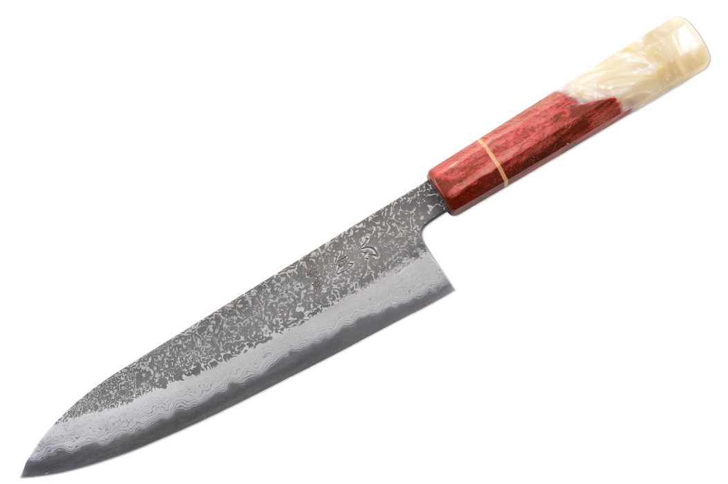 Masuda Yoshihide AO1 Custom Mango Damascus Gyuto 230mm