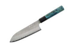 Nigara Hamono AOS Custom Blue Santoku 165mm