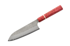 Nigara Hamono AOS Custom Red Santoku 165mm