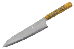 Hatsukokoro Ryusui AO2 Damascus Tiger Gyuto 240mm