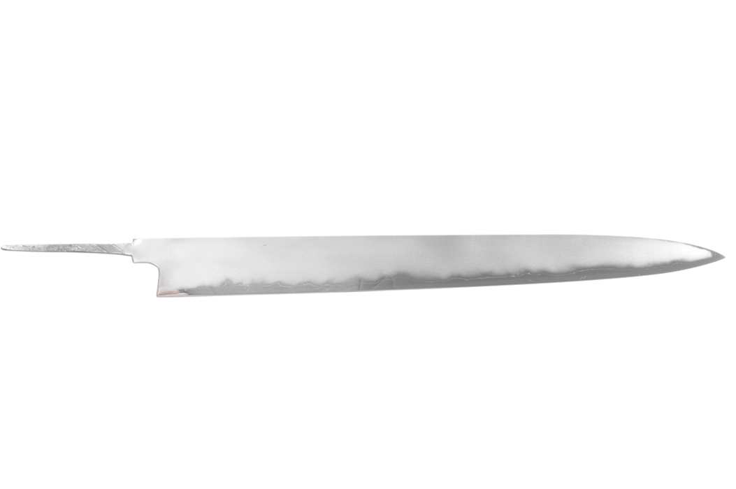 Nihei Takahiro Katana White 2 San-Mai Jihada Sujihiki 400mm (Blade Only)
