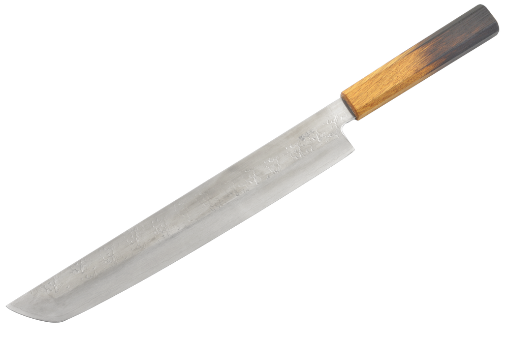 Okeya Burnt Oak Ginsan Tanto-Sujihiki 270mm