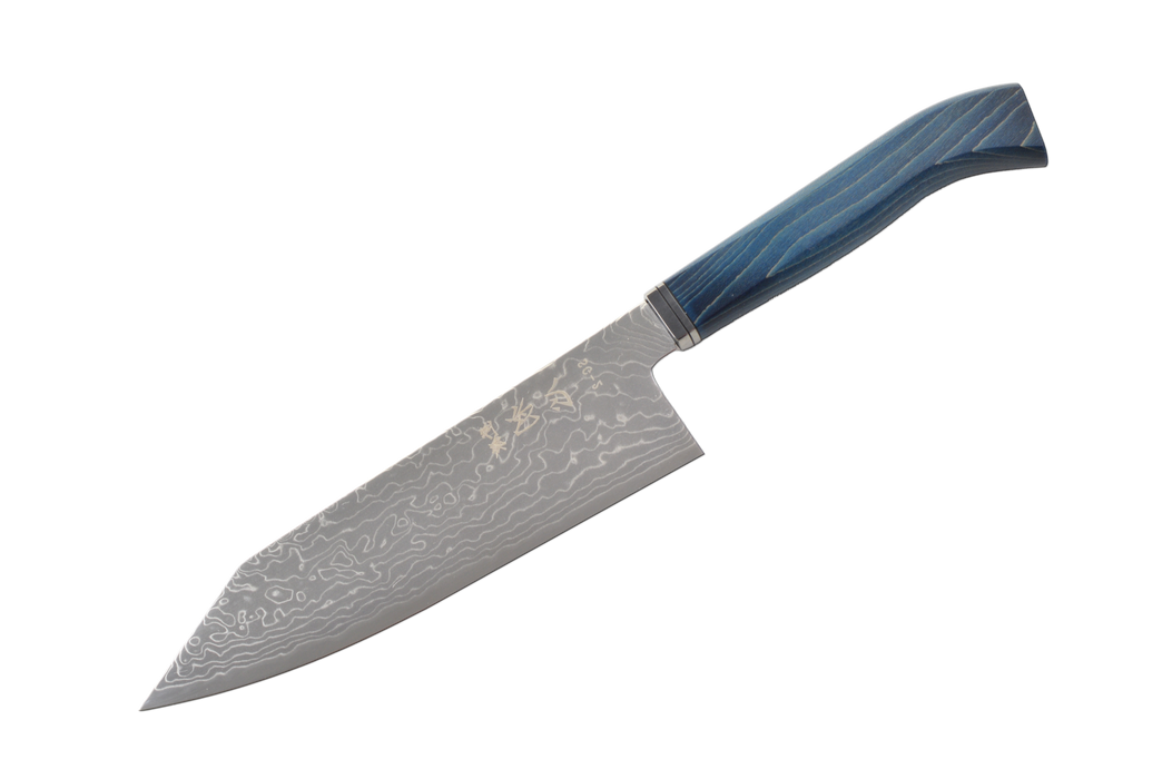 Ryuhyo Migaki R2/SG2 Damascus Western Wa-BMK 3-Pcs Knife Set