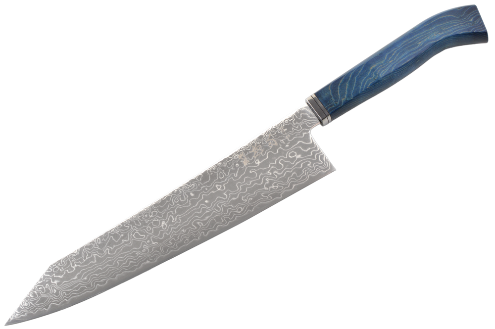 Ryuhyo Migaki R2/SG2 Damascus Western Wa-BMK Kiritsuke 240mm