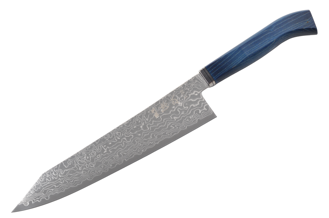 Ryuhyo Migaki R2/SG2 Damascus Western Wa-BMK 3-Pcs Knife Set