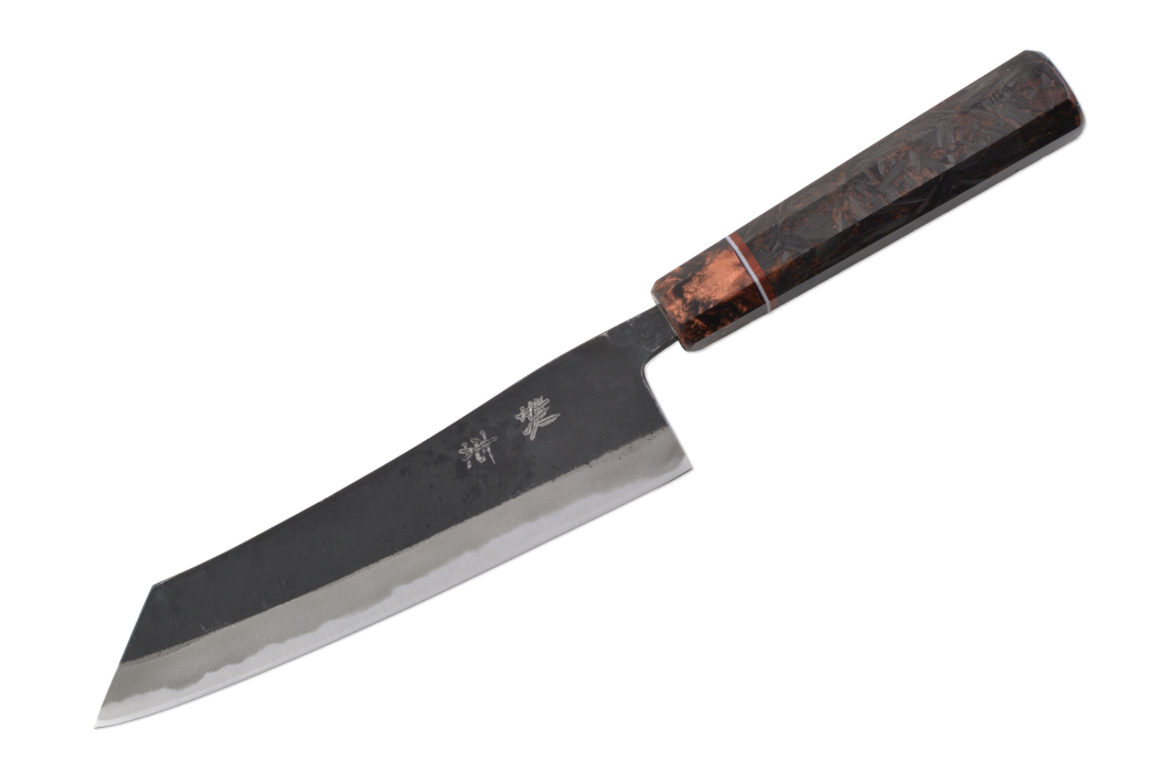 Shinka AO2 Kurouchi Custom Fiber Hakata 180mm