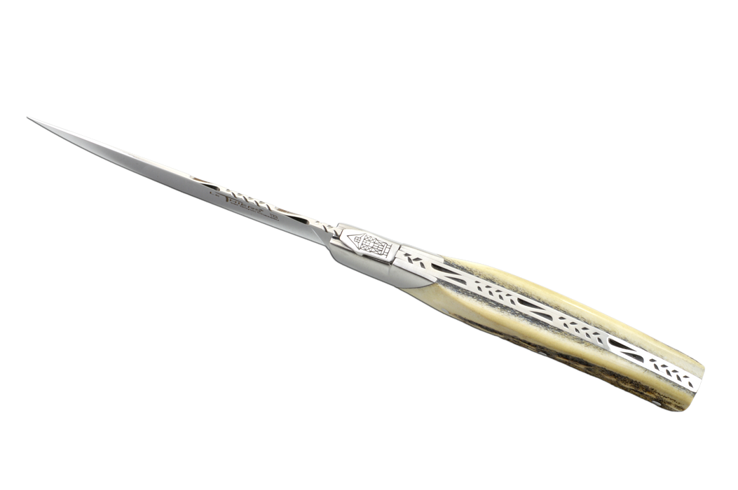 Le Thiers Pirou Prestige Dear Horn Steak Knives Set 112mm