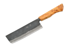 Shinka Custom Western Amboyna AO2 Kurouchi Nakiri 165mm