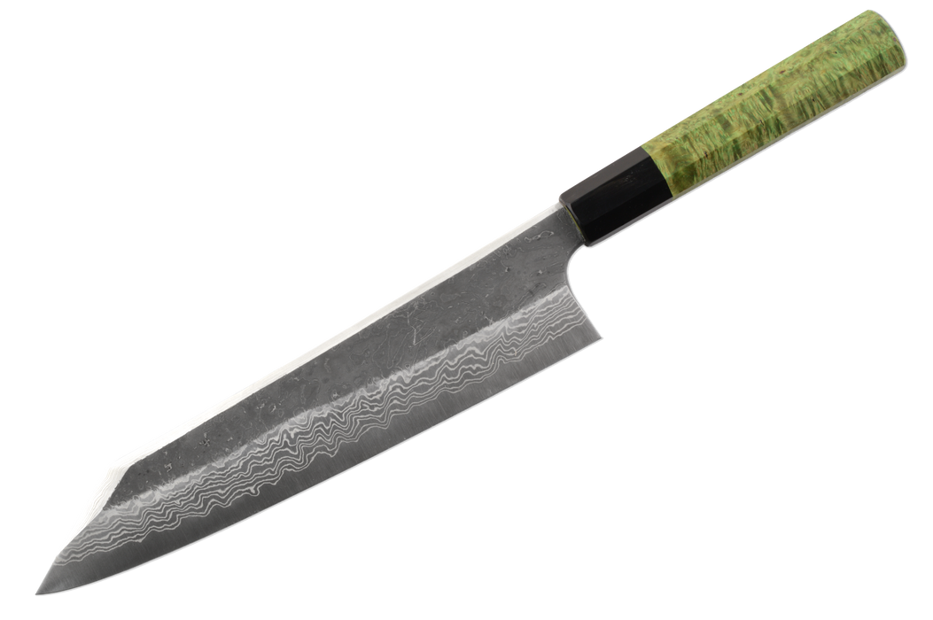 Yorokobi SP SLD BLAST Damascus Custom Kiritsuke 240mm
