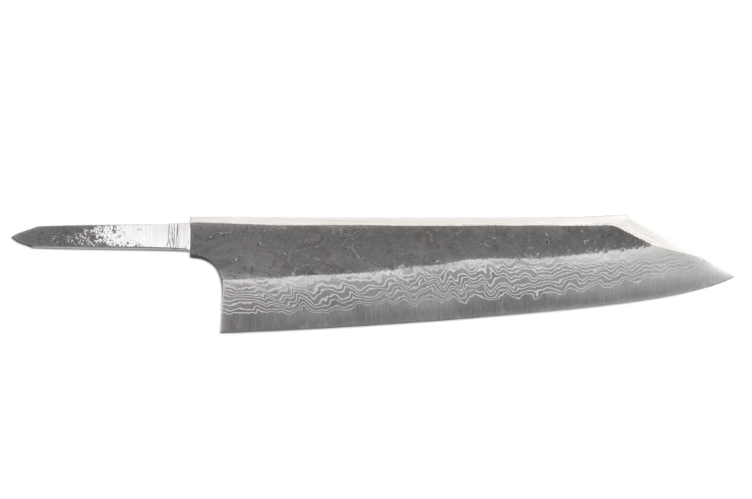 Yorokobi SP SLD Kurouchi BLAST Damascus Kiritsuke 240mm (Lame seule)