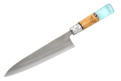 Yoshikane SKD Nashiji Custom White Gyuto 210mm