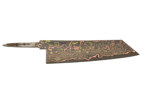 Black Damascus Bronze Xoay 52100 Kiritsuke 210mm (Blade Only)