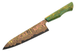 Copper Bronze 52100 Damascus Custom #743 Gyuto 210mm - Kakushin