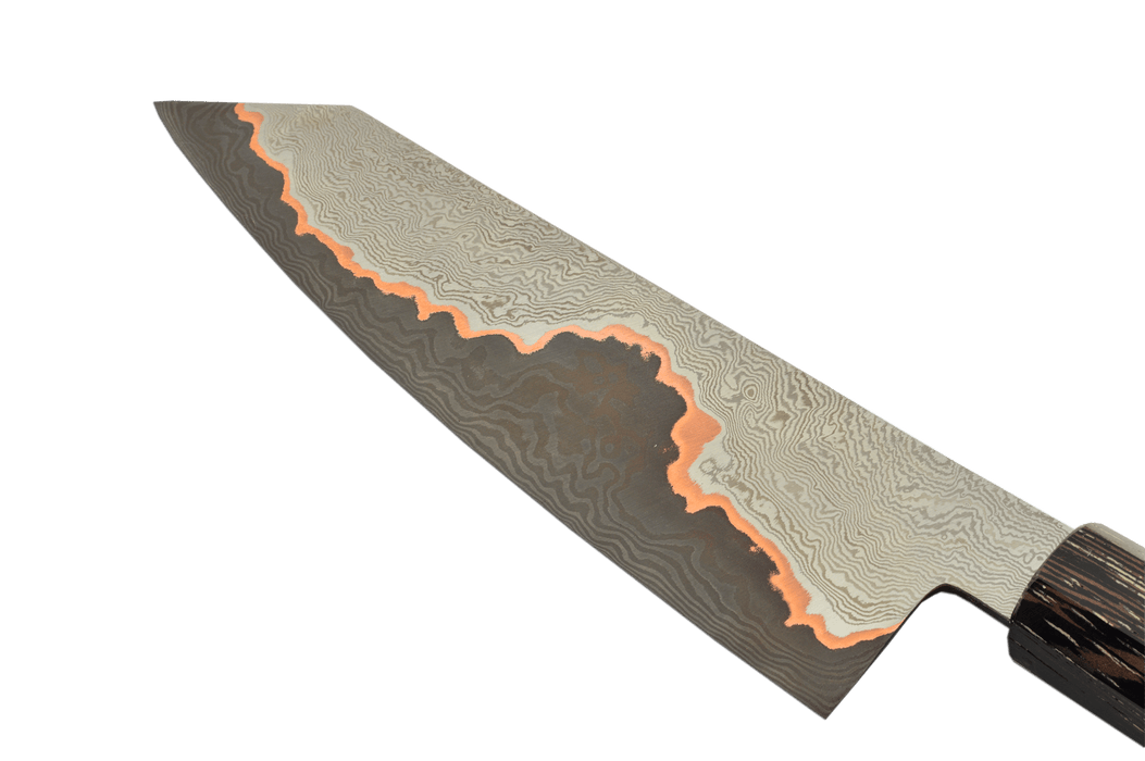 Copper Custom 328 Damascus Honesuki Petty 150mm - Kakushin