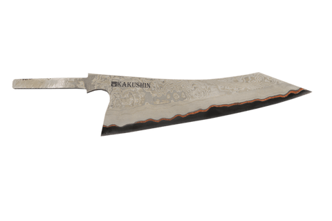 Copper Shim Damascus T10 Kiritsuke 210mm (Blade Only)