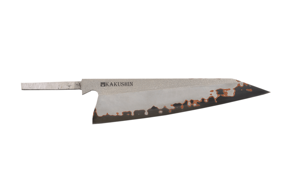 Cale en cuivre à revêtement inoxydable T10 Kiritsuke 210 mm (lame seule)