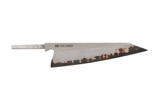 Copper Shim Stainless Clad T10 Kiritsuke 210mm (Blade Only) - Kakushin