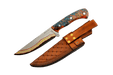 Custom Cu-Mai 52100 Stabilized Wood-2 Hunting Knife 160mm - Kakushin