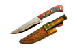 Custom Cu-Mai 52100 Stabilized Wood-3 Hunting Knife 160mm - Kakushin
