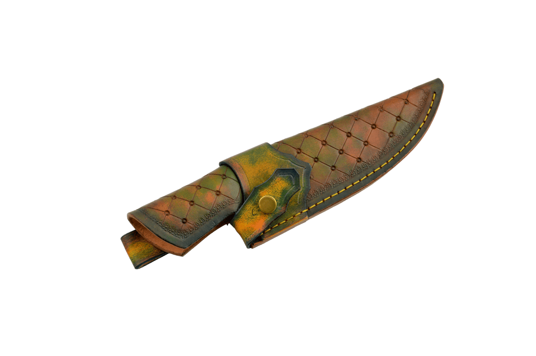 Custom Cu-Mai 52100 Stabilized Wood-3 Hunting Knife 160mm - Kakushin