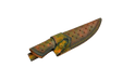 Custom Cu-Mai 52100 Stabilized Wood-3 Hunting Knife 160mm - Kakushin