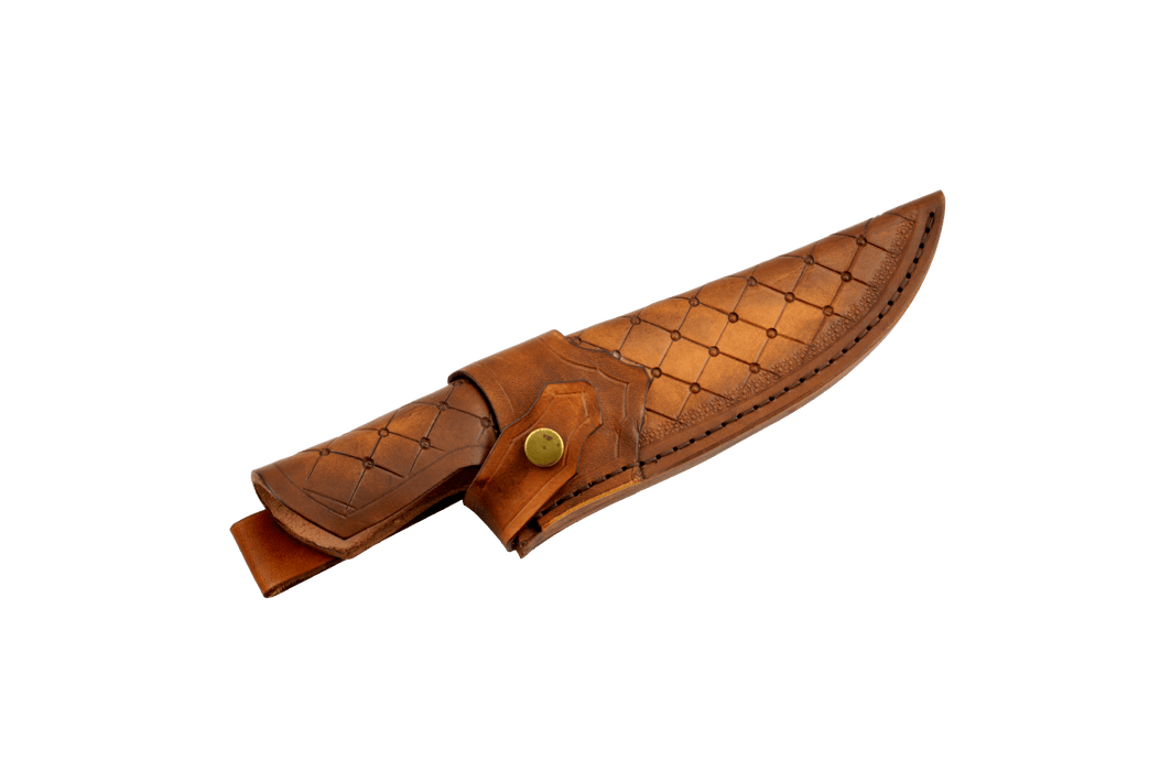 Custom Cu-Mai 52100 Stabilized Wood-4 Hunting Knife 160mm - Kakushin