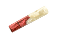 Le manche Wa personnalisé n° 603 - 140 mm (standard) de la marque Made in Turkey se caractérise par un corps marbré où le rouge foncé se fond dans le blanc nacré, séparés par une fine bande noire, rappelant l'aspect d'un manche de couteau haut de gamme.