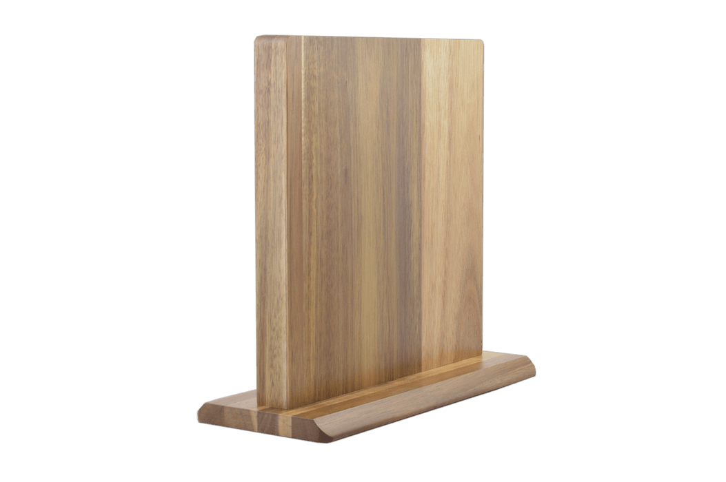 Double - Sided Acacia (Wood) Magnetic Knife Block - Kakushin