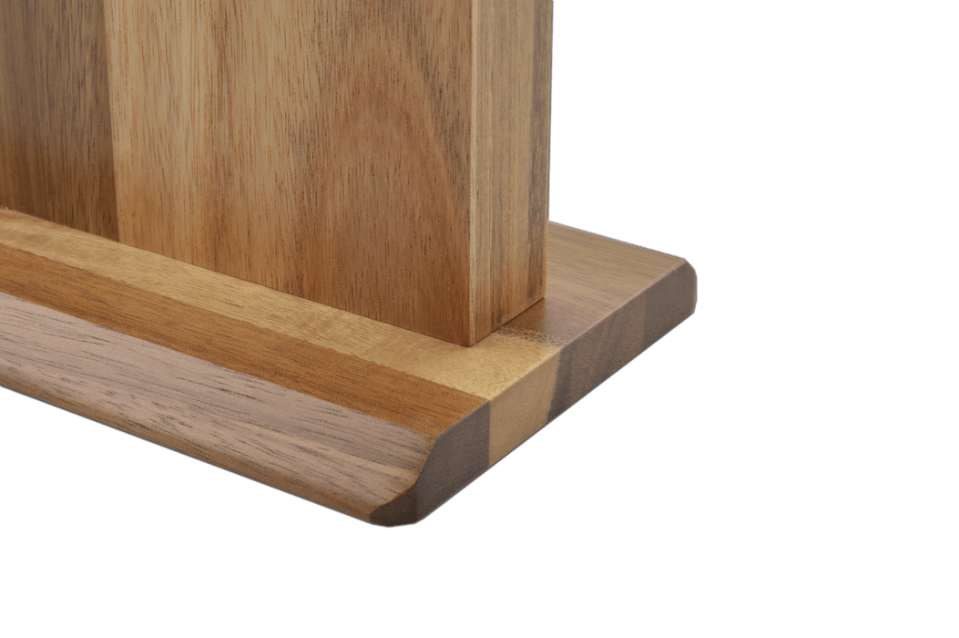 Double - Sided Acacia (Wood) Magnetic Knife Block - Kakushin
