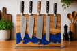 Epoxy Acacia Magnetic Knife Block - Kakushin