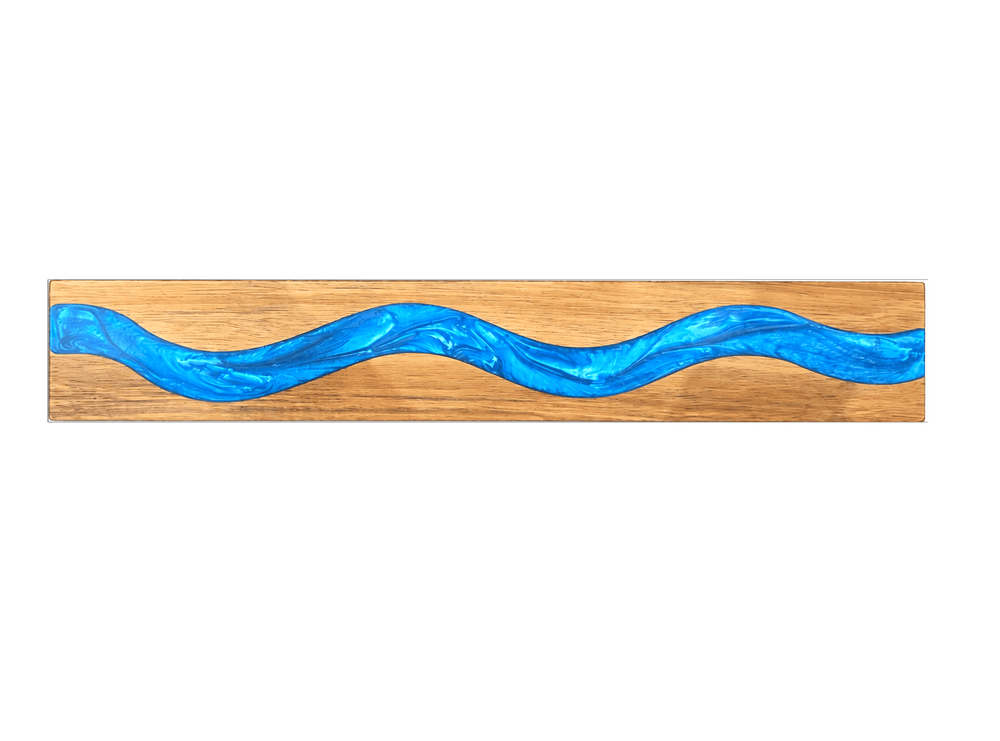 Supports magnétiques pour couteaux en acacia époxy
