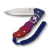 Evoke Alox Blue/Red - Victorinox Swiss Knife 100mm - Kakushin